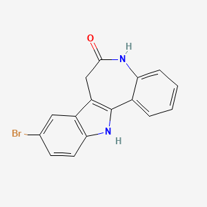 molecular formula C16H11BrN2O B1673391 肯泡隆 CAS No. 142273-20-9