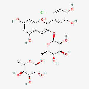 molecular formula C27H31ClO15 B1673395 Keracyanin CAS No. 18719-76-1