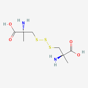 molecular formula C8H16N2O4S3 B1673400 Homothiocystine CAS No. 70066-41-0