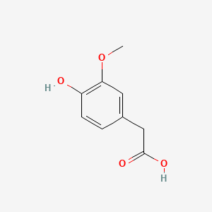 molecular formula C9H10O4 B1673402 Homovanillic acid CAS No. 306-08-1