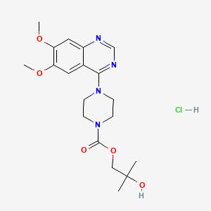 molecular formula C19H27ClN4O5 B1673404 Hoquizil Hydrochloride CAS No. 23256-28-2