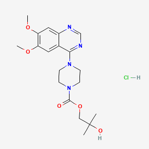 molecular formula C19H27ClN4O5 B1673404 Hoquizil hydrochloride CAS No. 23256-28-2