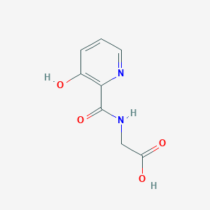 molecular formula C8H8N2O4 B1673407 2-(3-Hydroxypicolinamido)acetic acid CAS No. 3458-69-3