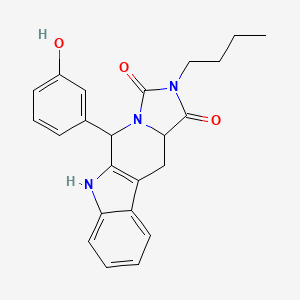 molecular formula C23H23N3O3 B1673413 Monastroline CAS No. 462630-41-7
