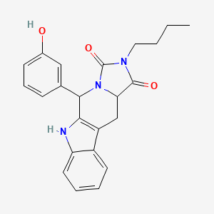 molecular formula C23H23N3O3 B1673413 Justine CAS No. 462630-41-7