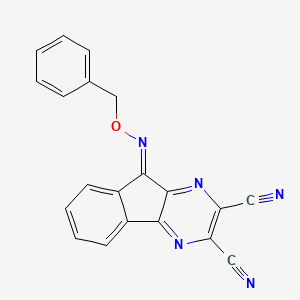 molecular formula C20H11N5O B1673429 DUB-IN-1 