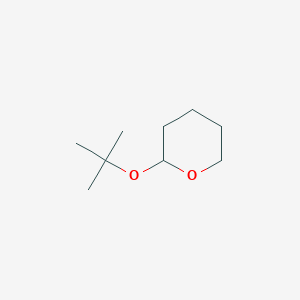 molecular formula C9H18O2 B167343 2H-Pyran, 2-(1,1-dimethylethoxy)tetrahydro- CAS No. 1927-69-1