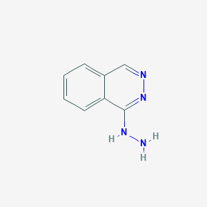 molecular formula C8H8N4 B1673433 Hydralazine CAS No. 86-54-4
