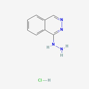 molecular formula C8H9ClN4 B1673434 Hydralazine hydrochloride CAS No. 304-20-1