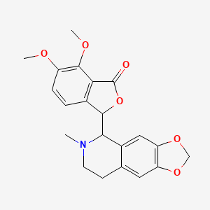 molecular formula C21H21NO6 B1673436 小檗碱 CAS No. 118-08-1