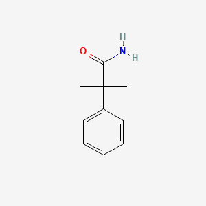 molecular formula C10H13NO B1673437 2-Methyl-2-phenylpropanamide CAS No. 826-54-0