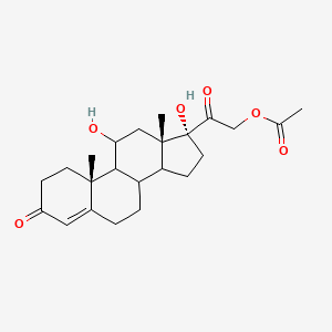 molecular formula C23H32O6 B1673448 Hydrocortisone Acetate CAS No. 50-03-3