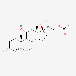 molecular formula C23H32O6 B1673448 Hydrocortisone acetate CAS No. 50-03-3