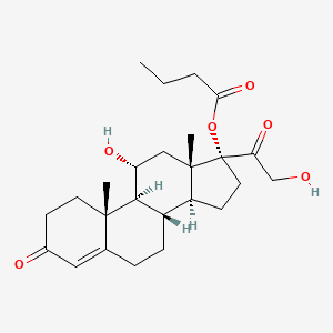 molecular formula C25H36O6 B1673449 Hydrocortisone Butyrate CAS No. 13609-67-1