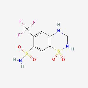 molecular formula C8H8F3N3O4S2 B1673452 Hydroflumethiazide CAS No. 135-09-1