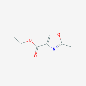 molecular formula C7H9NO3 B167346 Ethyl 2-methyloxazole-4-carboxylate CAS No. 10200-43-8