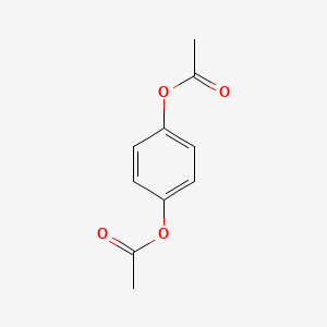molecular formula C10H10O4 B1673461 1,4-Diacetoxybenzene CAS No. 1205-91-0