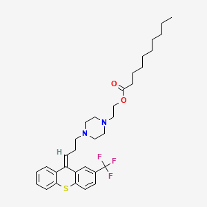 molecular formula C33H43F3N2O2S B1673466 Flupentixol decanoate, (Z)- CAS No. 69079-98-7