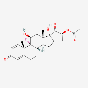 molecular formula C24H31FO6 B1673468 Fluperolone acetate CAS No. 2119-75-7
