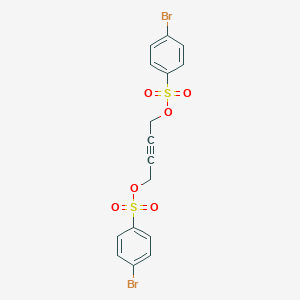molecular formula C16H12Br2O6S2 B167347 but-2-yne-1,4-diyl bis(4-bromobenzenesulfonate) CAS No. 10171-40-1
