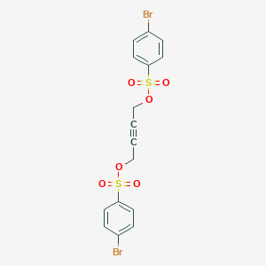 molecular formula C16H12Br2O6S2 B167347 1-Bromo-4-[4-(4-bromophenyl)sulfonyloxybut-2-ynoxysulfonyl]benzene CAS No. 10171-40-1