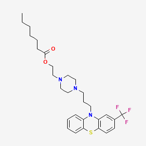 molecular formula C29H38F3N3O2S B1673472 Fluphenazine Enanthate CAS No. 2746-81-8