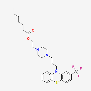 molecular formula C29H38F3N3O2S B1673472 Fluphenazine enanthate CAS No. 2746-81-8