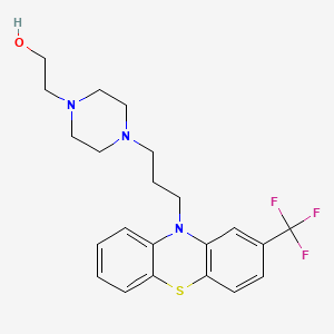 molecular formula C22H26F3N3OS B1673473 Fluphenazine CAS No. 69-23-8