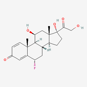 molecular formula C21H27FO5 B1673474 Fluprednisolone CAS No. 53-34-9