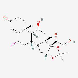 molecular formula C24H33FO6 B1673477 氟兰地诺酮 CAS No. 1524-88-5