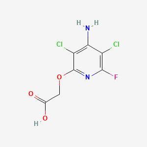 molecular formula C7H5Cl2FN2O3 B1673483 Fluroxypyr CAS No. 69377-81-7