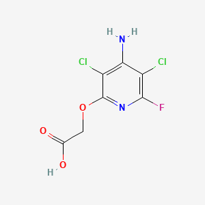 molecular formula C2H5Cl2FN2O3 B1673483 Fluroxypyr CAS No. 69377-81-7