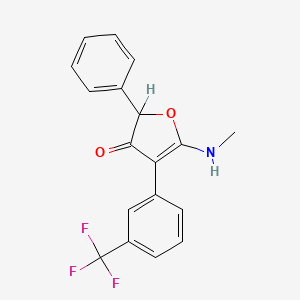 molecular formula C18H14F3NO2 B1673484 Flurtamone CAS No. 96525-23-4