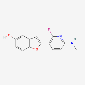 molecular formula C14H11FN2O2 B1673488 AZD4694 CAS No. 1054629-49-0