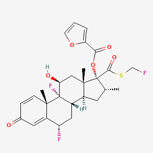 molecular formula C27H29F3O6S B1673492 Fluticasone Furoate CAS No. 397864-44-7