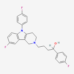 molecular formula C27H25F3N2O B1673499 Flutroline CAS No. 70801-02-4