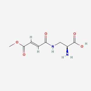 N(3)-(4-Methoxyfumaroyl)-2,3-diaminopropionic acid