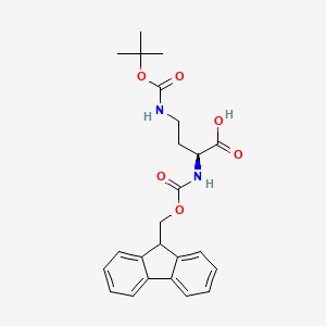 molecular formula C24H28N2O6 B1673511 Fmoc-Dab(Boc)-OH CAS No. 125238-99-5