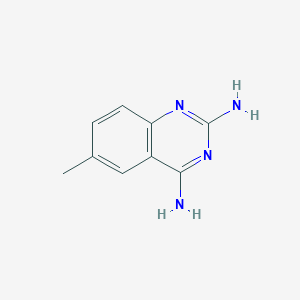 molecular formula C9H10N4 B167352 2,4-Diamino-6-methylquinazoline CAS No. 1955-61-9