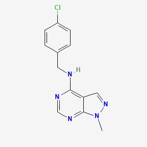 molecular formula C13H12ClN5 B1673522 FOL7185 CAS No. 5441-46-3