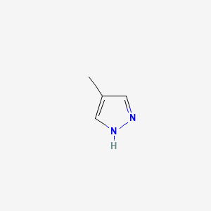molecular formula C4H6N2 B1673528 4-Methylpyrazole CAS No. 7554-65-6