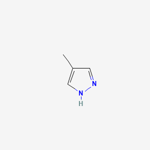 molecular formula C4H6N2 B1673528 Fomepizole CAS No. 7554-65-6