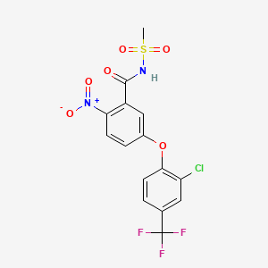molecular formula C15H10ClF3N2O6S B1673529 Fomesafen CAS No. 72178-02-0