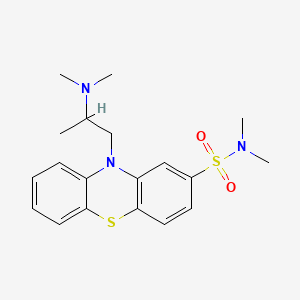 molecular formula C19H25N3O2S2 B1673532 Dimethothiazine CAS No. 7456-24-8