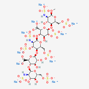 molecular formula C31H43N3Na10O49S8 B1673533 Fondaparinux sodium CAS No. 114870-03-0