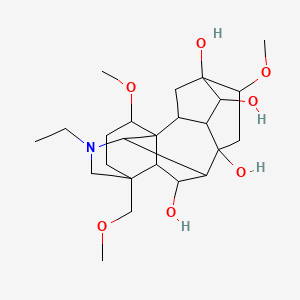 molecular formula C24H39NO7 B1673537 Foresticine CAS No. 91794-15-9