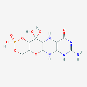 molecular formula C10H14N5O8P B1673565 Fosdenopterin CAS No. 150829-29-1