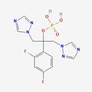 B1673567 Fosfluconazole CAS No. 194798-83-9