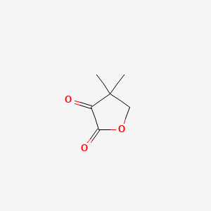 molecular formula C6H8O3 B1673612 Dihydro-4,4-dimethyl-2,3-Furandione CAS No. 13031-04-4