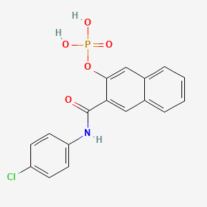 molecular formula C17H13ClNO5P B1673624 KG-501 CAS No. 18228-17-6